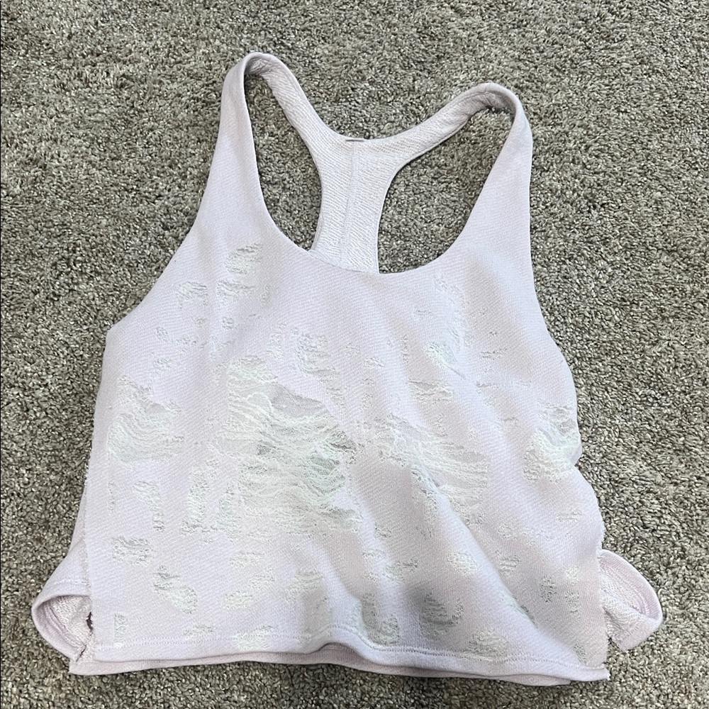 Light Purple Racerback Tank Top